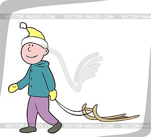 Boy - vector clip art