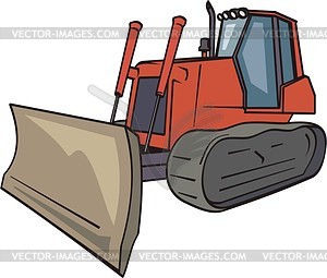 Bulldozer - vector clipart