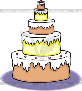 Cake - vector image