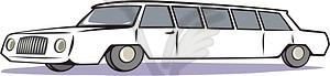 Long car - vector clipart