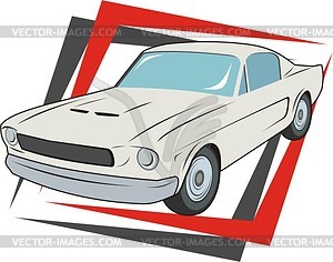 Vintage car - vector EPS clipart