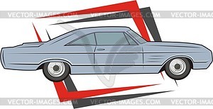 Автомобиль - векторное графическое изображение