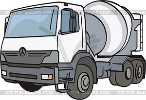 Cement truck - vector clipart