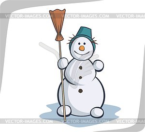 Snowman - vector clip art