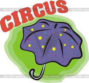 Circus - color vector clipart