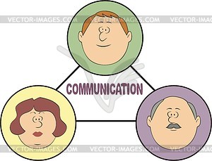 Communication - royalty-free vector image