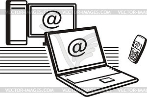 Communication - vector image