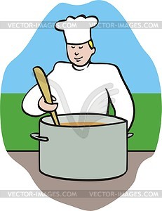 Cook - vector clip art
