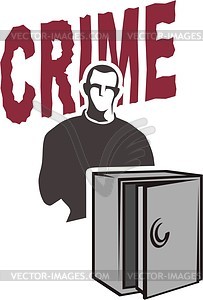 Crime - vector image