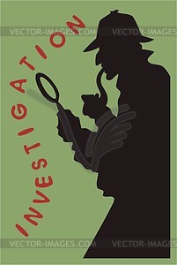 Detective - vector clipart