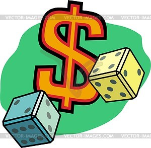 Pair of dice - vector image