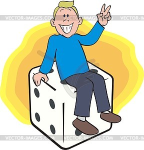 Pair of dice - vector image