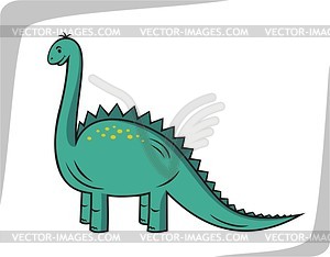 Dinosaurier Cartoon - Vektorgrafik