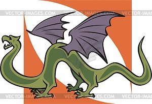 Dragon - vector image