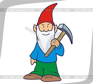 Dwarf - vinyl EPS vector clipart