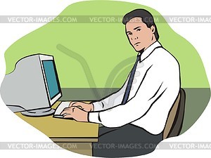 Employee - vector clipart