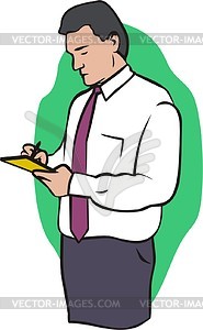 Employee - vector clip art