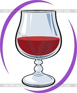 Wineglass - vector clip art