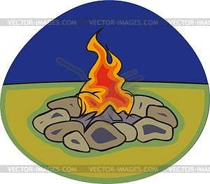 Fire - vector image