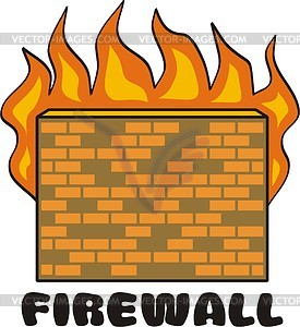 Firewall - vector clipart