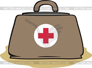 First aid set - vector clipart