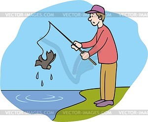 Fishing - vector clipart