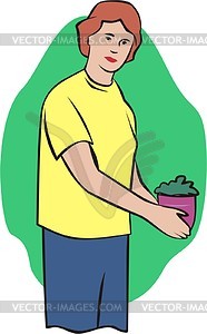Florist - vector clipart