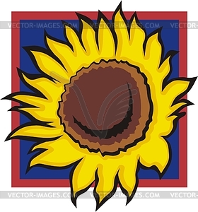 Sunflower - vector clipart