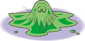 Ghost - color vector clipart