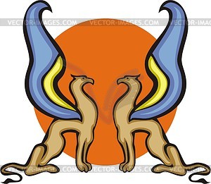Griffin - vector clipart / vector image