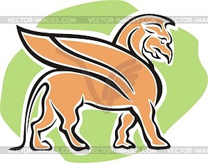 Griffin - vector clipart