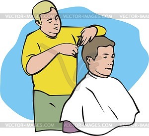 Hairdresser - vector clip art