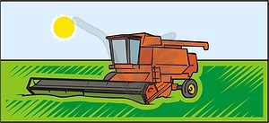 Harvester - vector clipart