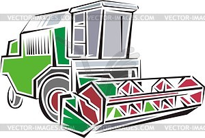 Harvester - vector image