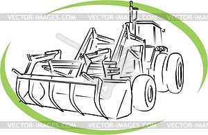 Harvester - vector clipart