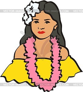 Hawaiian clipart - vector clip art