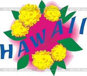 Hawaiian clipart - vector clipart