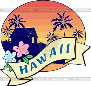 Hawaiian clipart - vector clipart