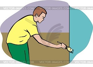 House painter - vector image