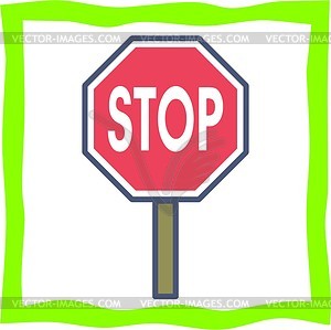 Stop - vector clip art