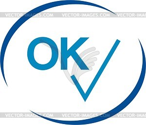 Ok - vector image