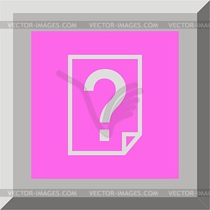 FAQ - vector image