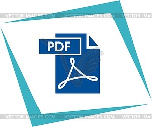 PDF catalogue - vector image