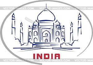 India - vector clipart