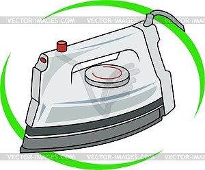 Electric iron - vector image