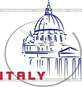 Italy - vector clipart