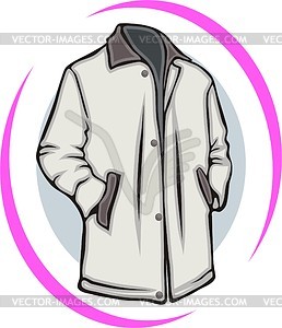 Jacket - color vector clipart