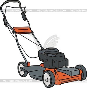 Lawn-mower - vector clipart