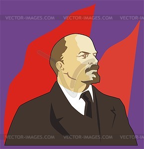 Vladimir Lenin - vector clipart