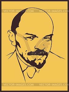 Vladimir Lenin - vector clip art